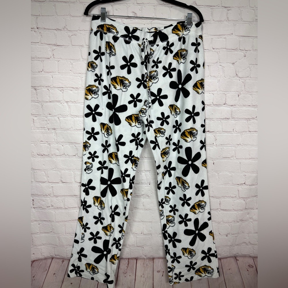 Missouri Tigers fleece women's lounge pajama pants, sz XL